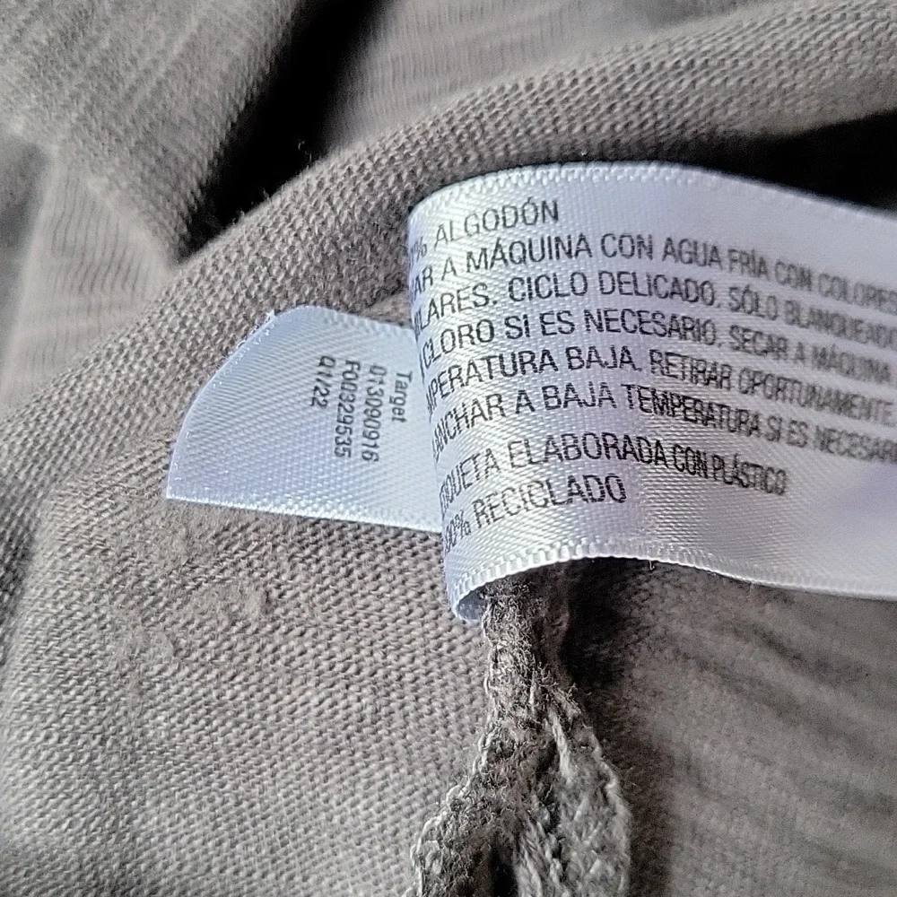 Universal Thread, short sleeve, gray, mock neck, T Shirt dress, size M - Picture 7 of 10